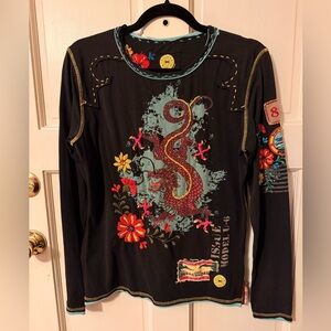 Double D Ranch - From the 2010 Gypset Collection “Shanghai Passport” size: M